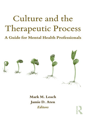 cover image of Culture and the Therapeutic Process